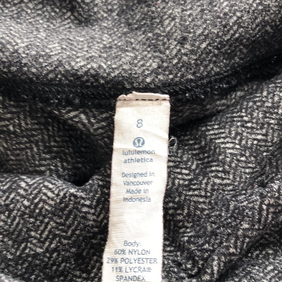 Lululemon Heringbone full length tights. - Picture 3 of 4